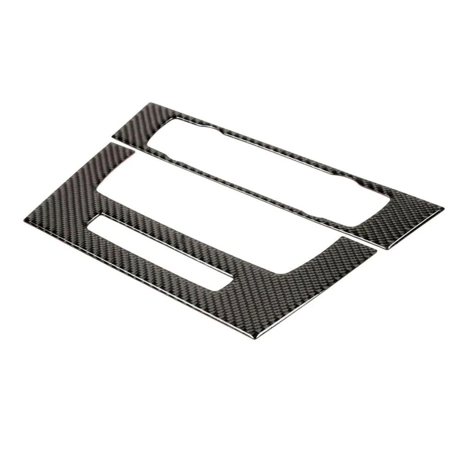 Car Interior Mouldings Car Interior Decoration Center Console CD AC Panel Sticker Trim Cover for 3 Series E90 E92 E93 2005-2012 LHD