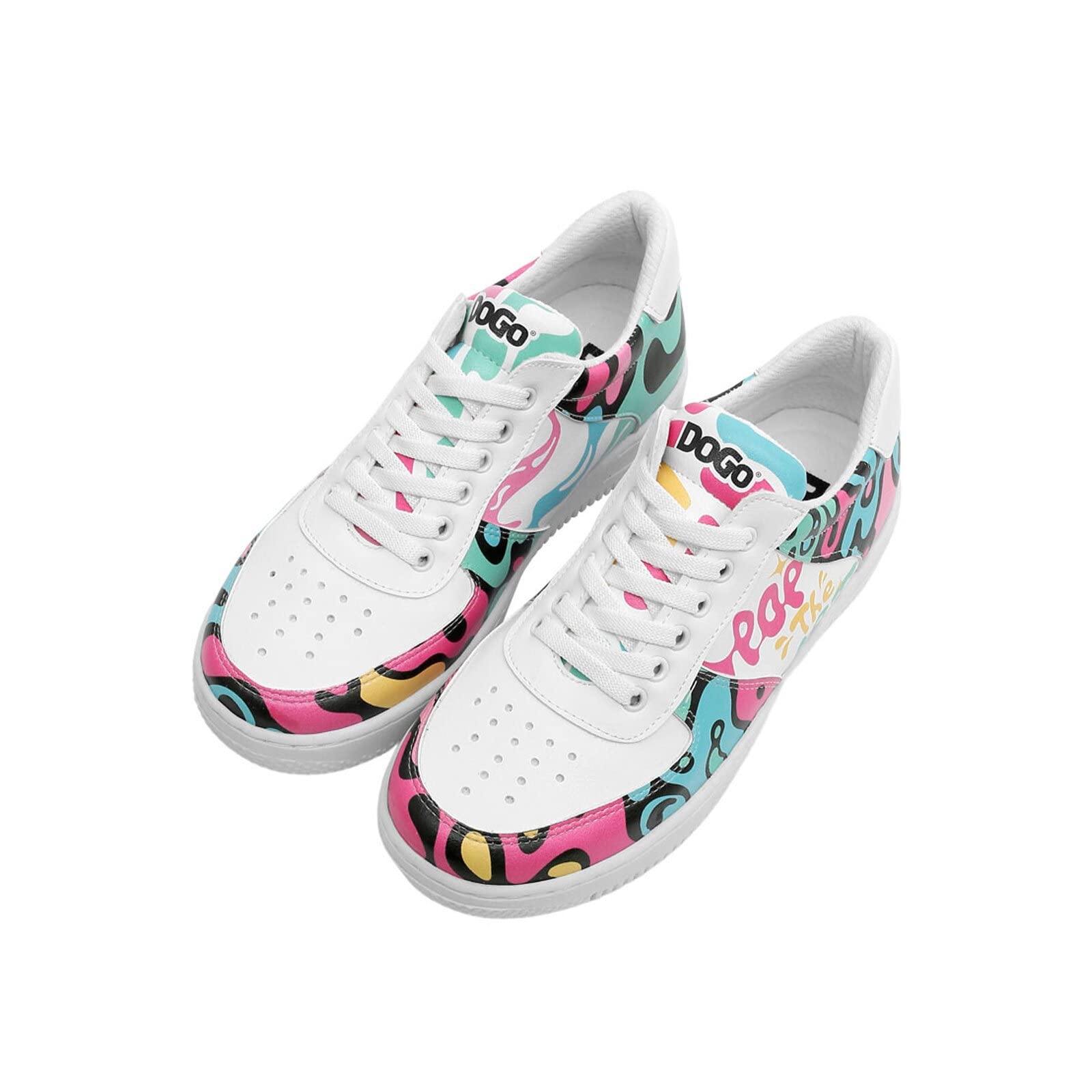 DOGO Schuhe Vegane Damen Dice Sneakers - Pop The Art