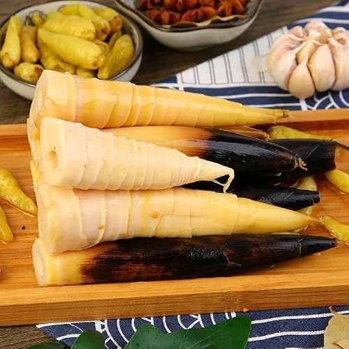 Spicy Chinese Snacks, Instant Snacks, Snacks And Snack Food,Hand Peeled Bamboo Shoots 200G/Bag,Spicy And Crispy Bamboo Shoots With Pickled Peppers (Pickled Pepper Flavor,1 Pack) #TOP3
