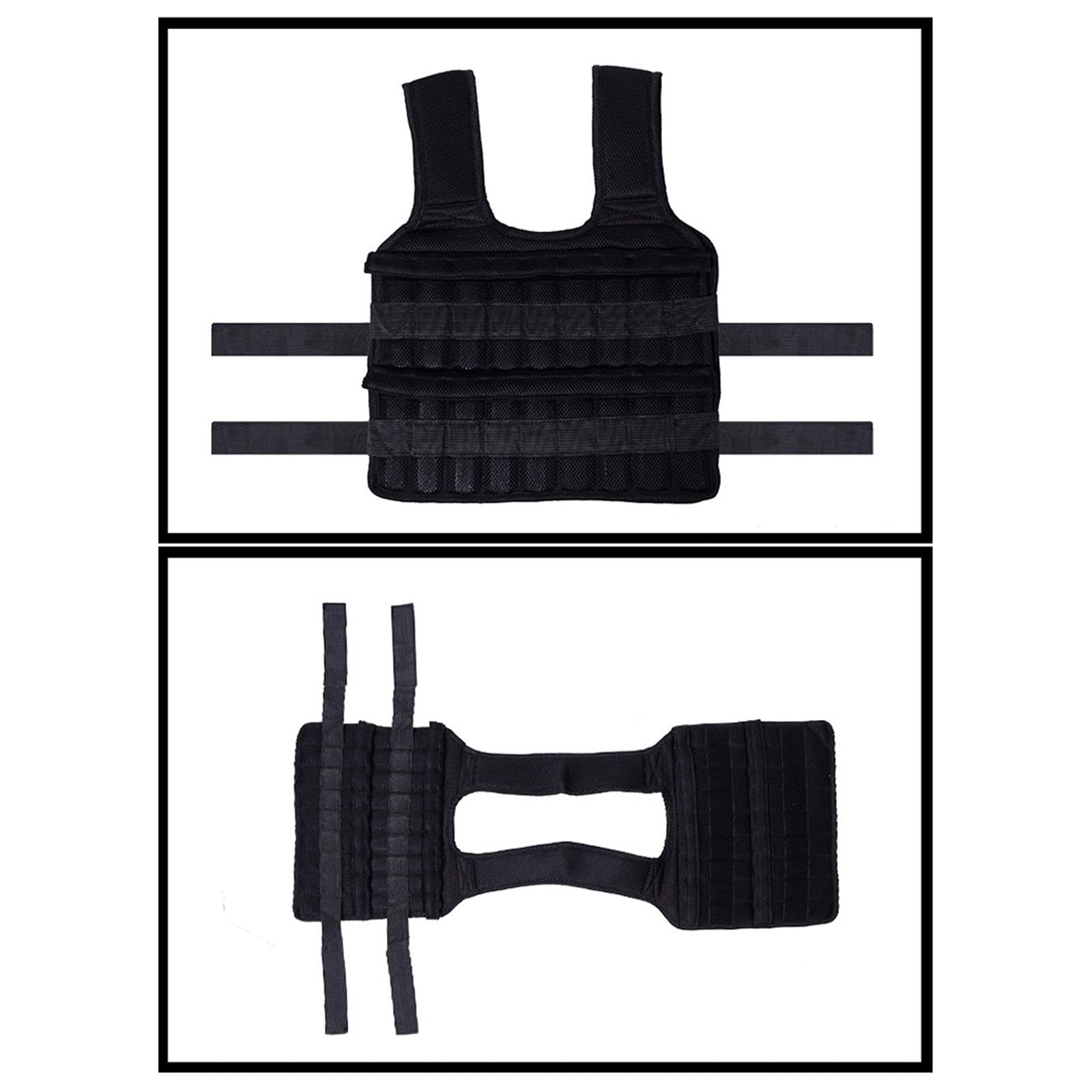 Chaleco Lastrado para Hombre Y Mujer, Chaleco de Entrenamiento Oxford Ajustable para Ejercicio, Fitness, Culturismo, Entrenamiento de Resistencia, Ade