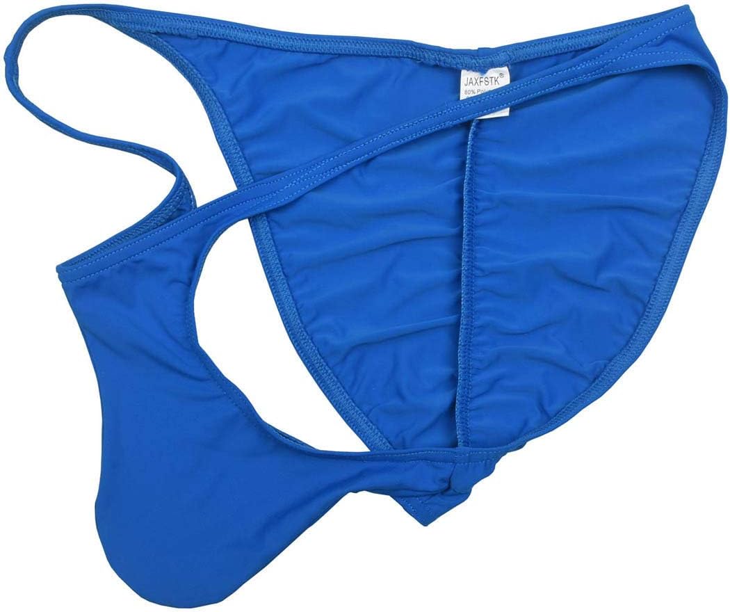 OROCOJUCO Pack Men's Second Skin Feel Cheeky Briefs Underpants Brazilian Full Pucker Panty Bikini Shorts