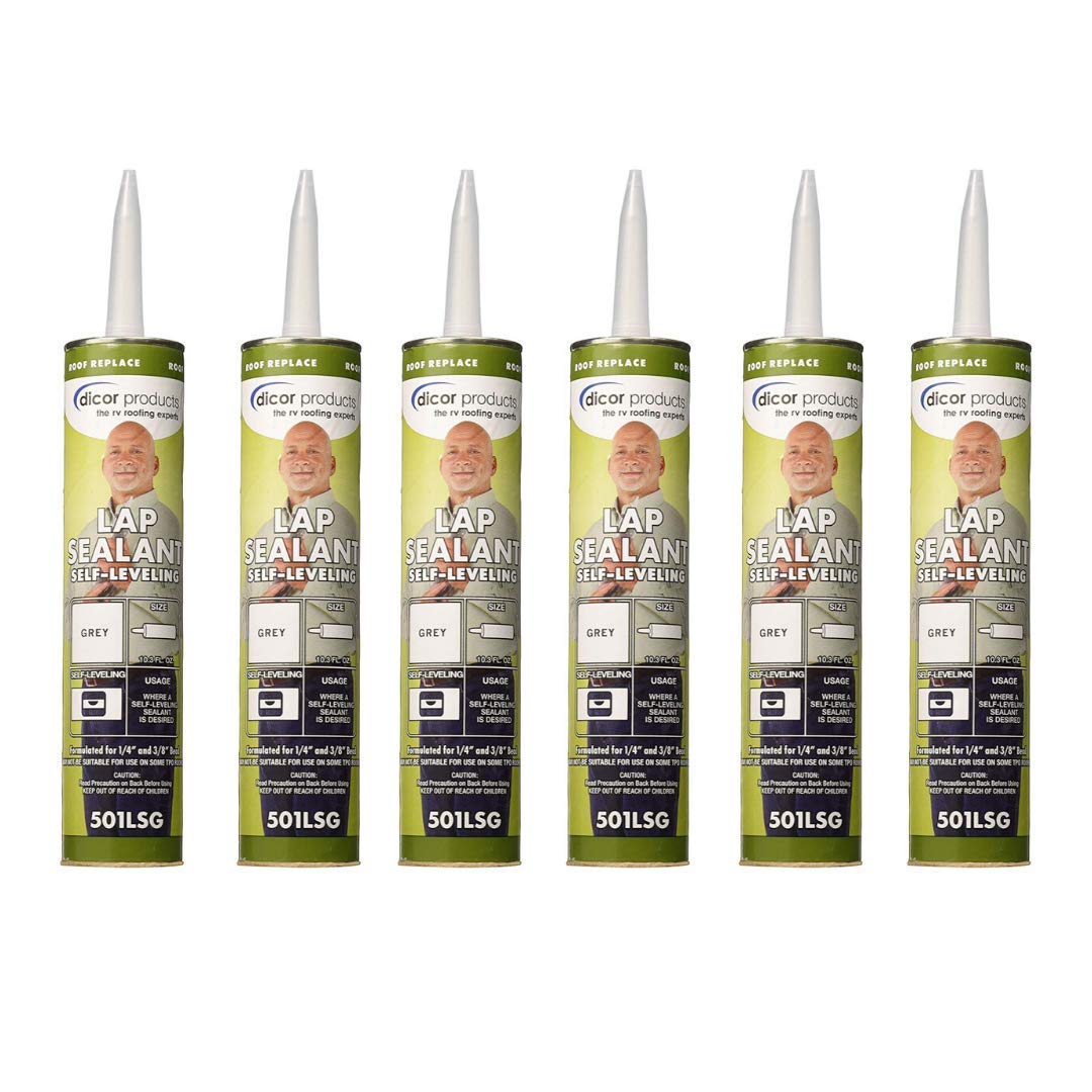 Dicor 501LSG-1 Grey Lap Sealant - 10.3 Ounces (6 Pack)