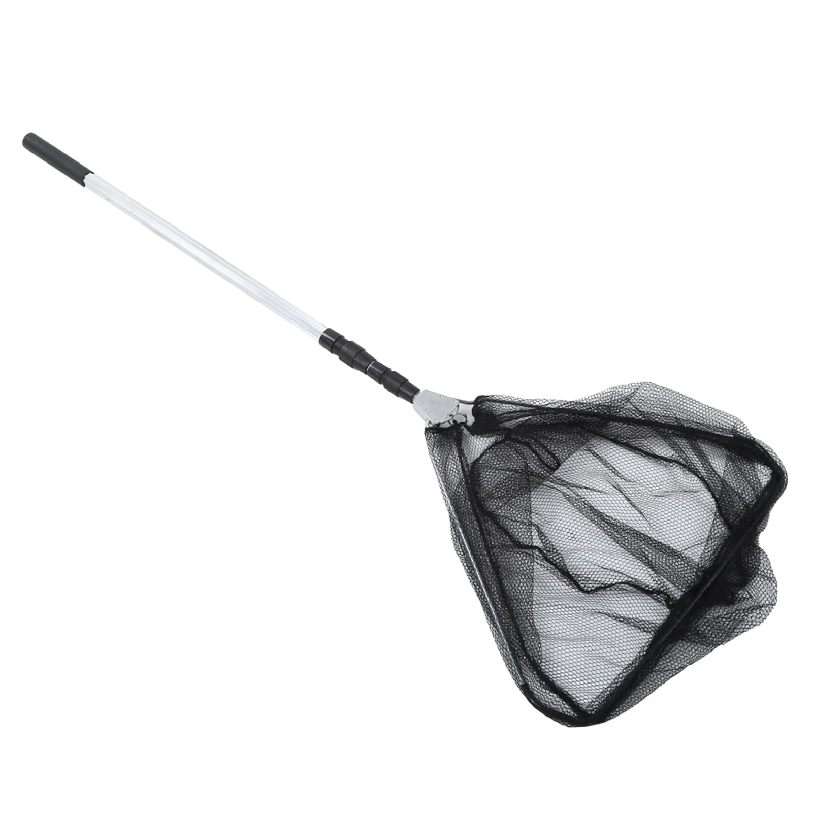 Guadino da pesca professionale telescopico con manico in lega di alluminio estensibile da 72 cm a 170 cm Design pieghevole leggero e durevole per pescatori d'acqua dolce e