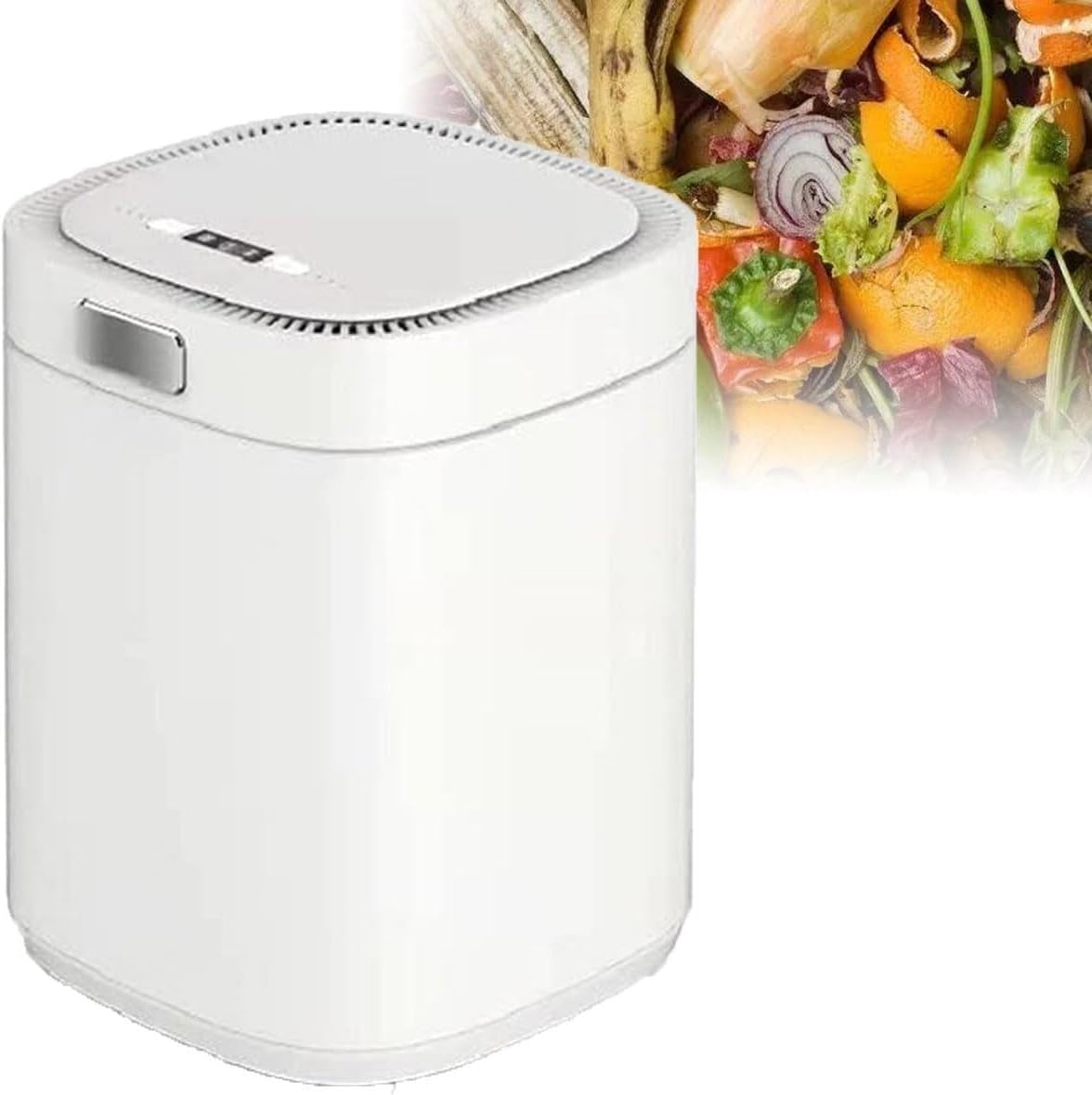 Electric Compost Bin Kitchen Smart Kitchen Waste Composter, Indoor/Outdoor Food Composter Food Cycler 2.5L Capacity Compost Machine for Countertop in Apartment