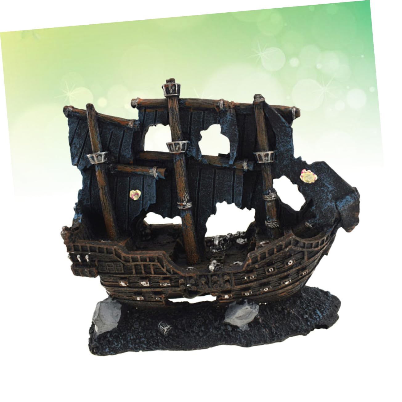 BESPORTBLE Para Acuario y Pecera Decoración De Rocalla Diseño Único Ideal para Agua Dulce y Salada