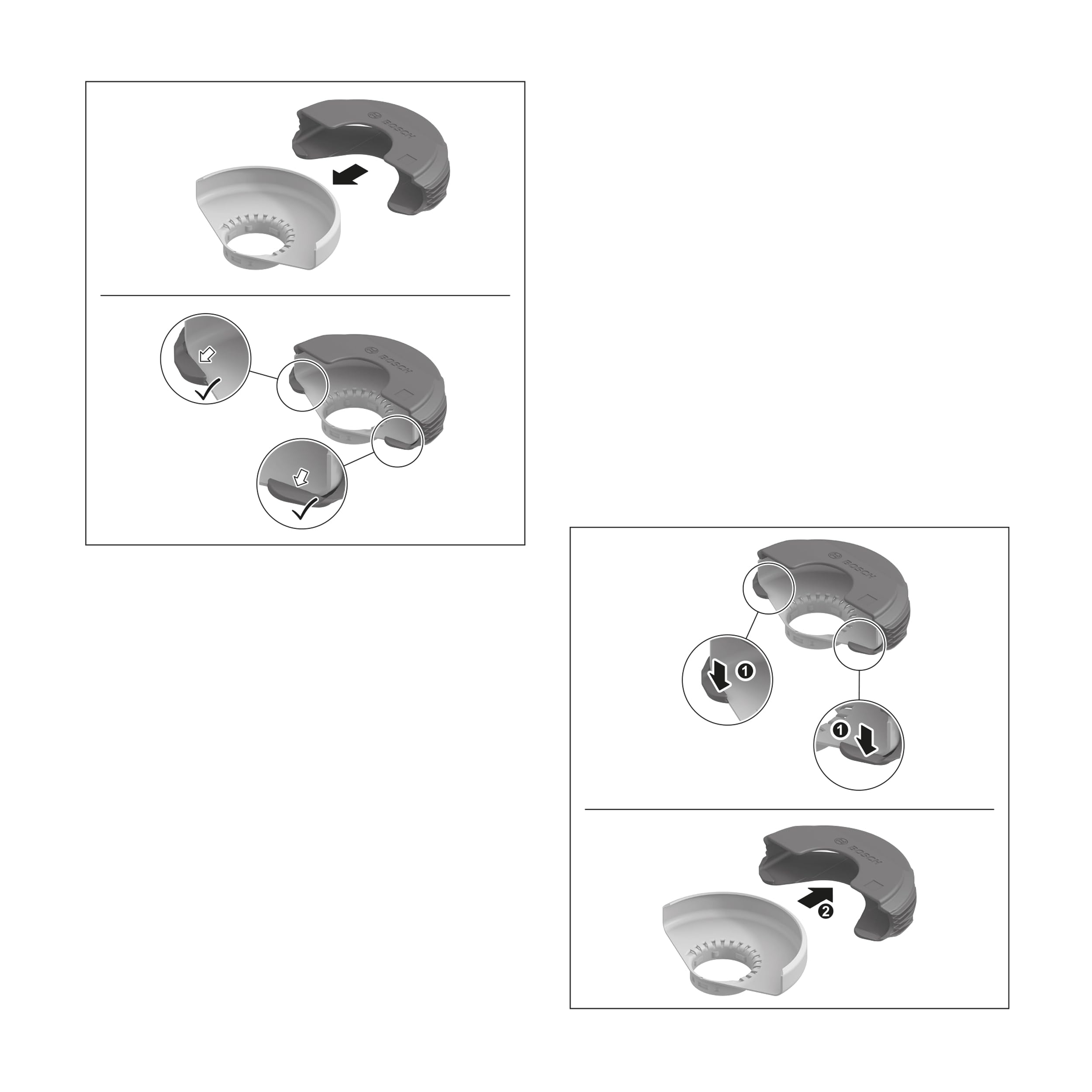 Bosch Professional 1x Cuffia di Protezione con Copertura (con codifica Bosch Professional 1x Cuffia di Protezione con Copertura (con codifica