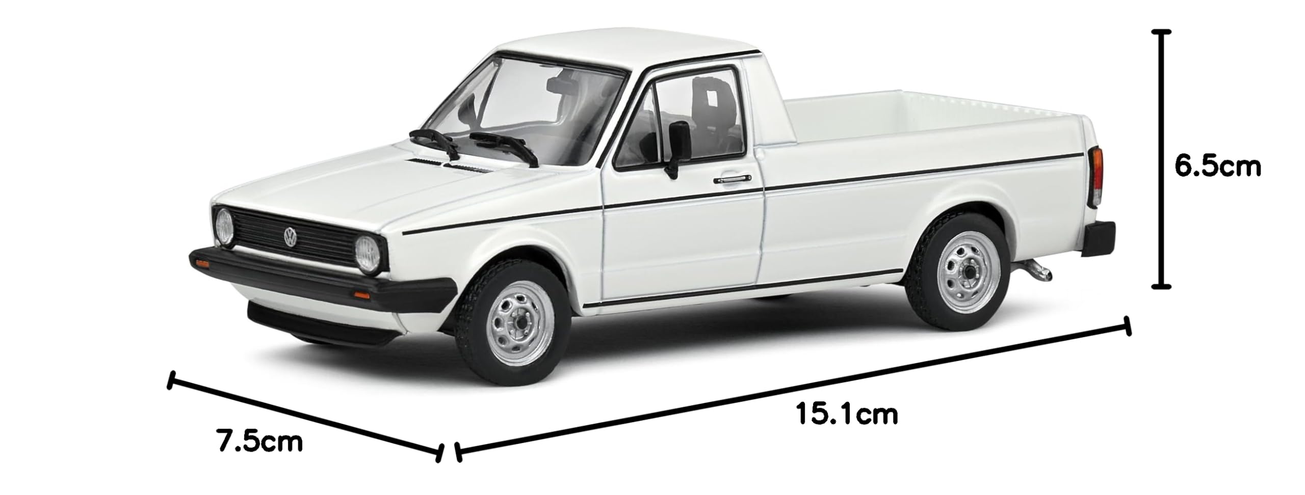 SOLIDO 1:43 Volkswagen Caddy Alpine White 1990