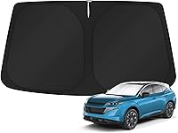 Vista 209 de KUST Parasol para parabrisas para BMW X1 F48 2016, 2017, 2018, 2019, 2020, 2021, 2022, accesorios de ajuste personalizado, parasol plegable