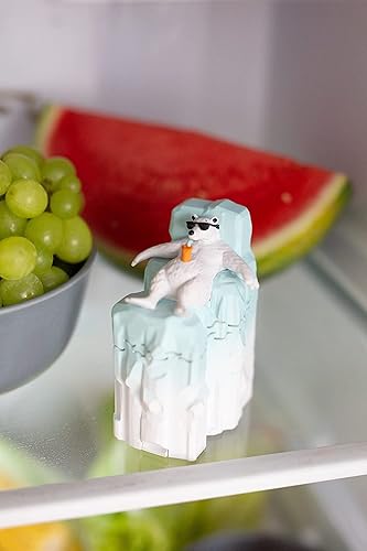 Miniatura 8 de Xforto Joe Snow - Desodorizador de bicarbonato de sodio para nevera, contenedor de bicarbonato de sodio, eliminador de olores para refrigerador y