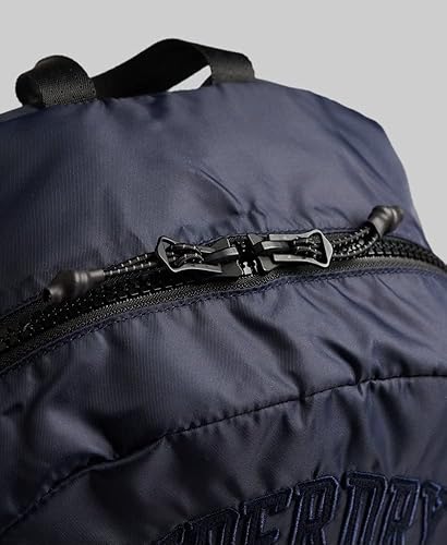 Miniatura 3 de Superdry Mochila unisex con diseño de código Montana para hombre, diseño de cinco bolsillos, azul marino (Deep Navy), talla única , Mochilas tipo