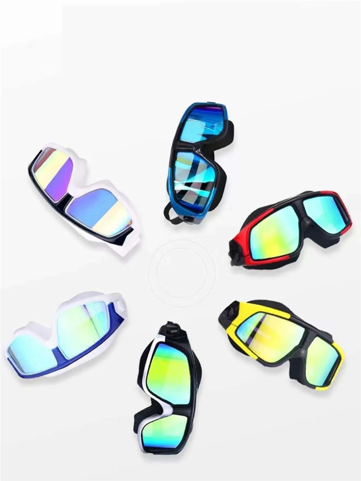 Gafas de natación HD impermeables antivaho Para Deportes | Gorro de natación de silicona, equipo deportivo de carreras de agua for hombres y mujeres