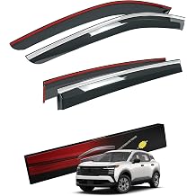 Sze Rain Guards Compatible with RAV4 2019-2023 2024 2025 Side Window Deflectors Rain Guards RAV4 Rain Out-Channel Guard Deflector Vent Visor-4pcs