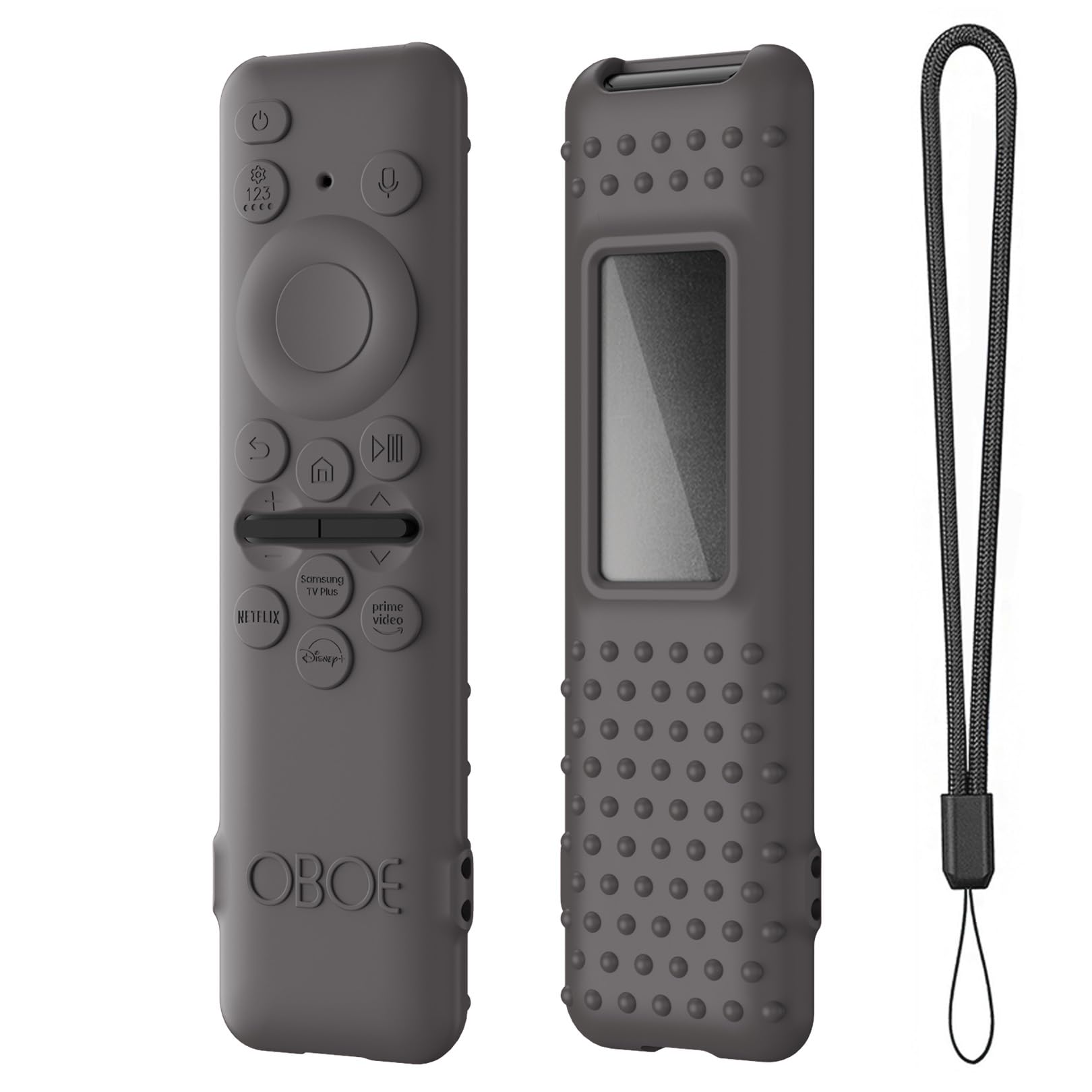 OBOE Silicone TV Remote Cover for Samsung Remote BN59-01311 QLED, Black — Amazon image 10