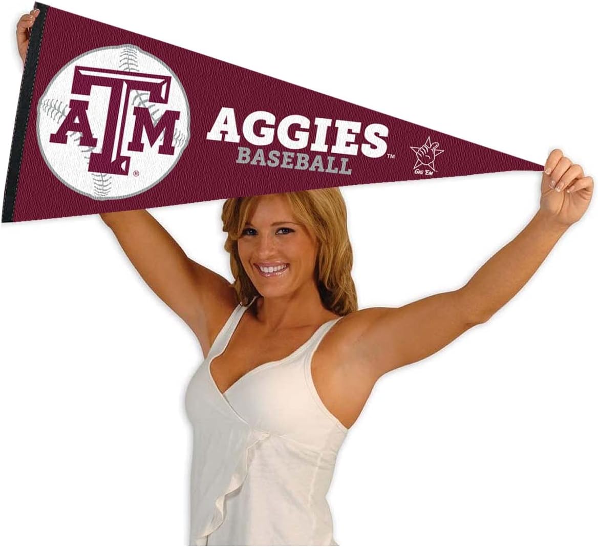 Texas A&M Aggies Baseball Pennant Full Size - Image 4