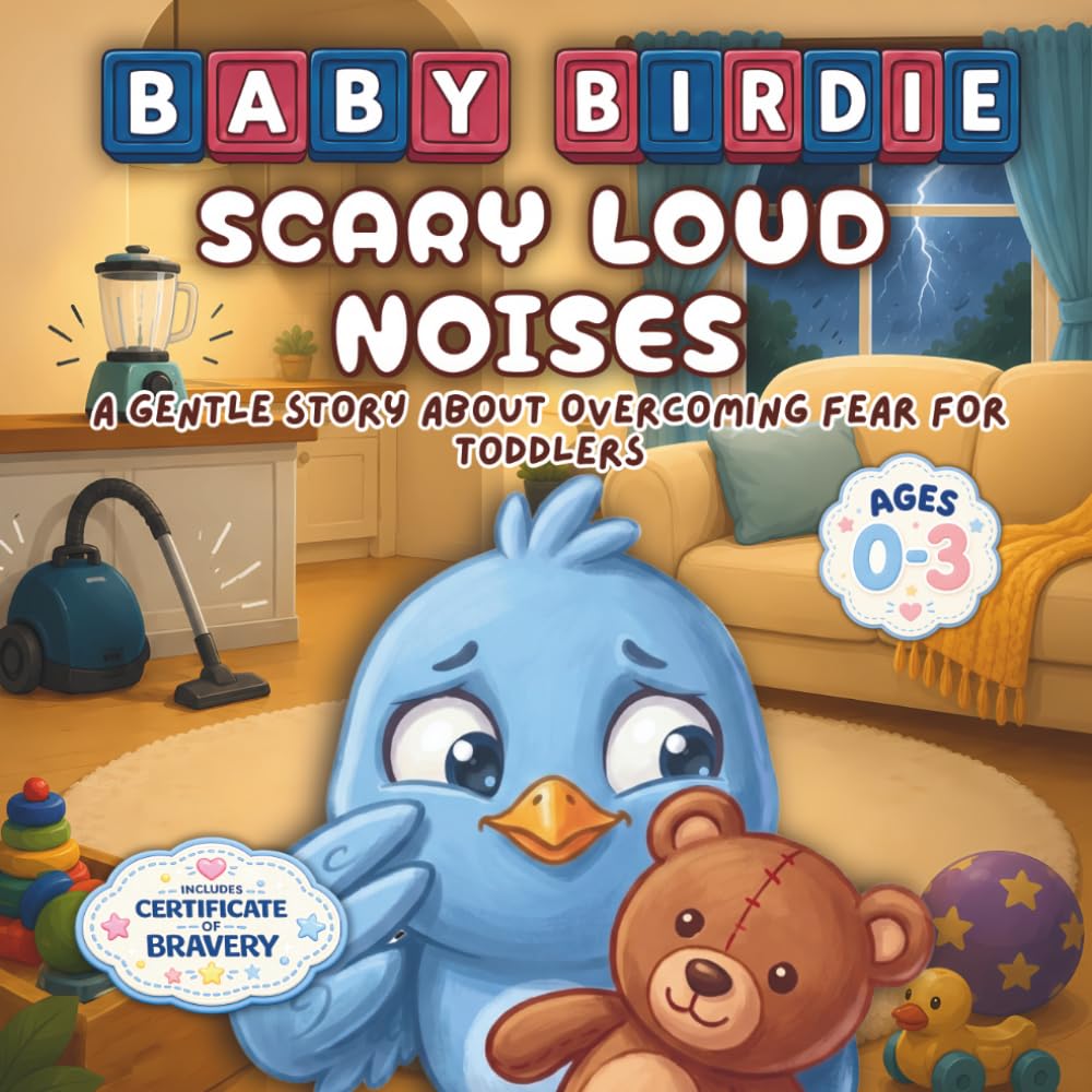 Scary Loud Noises - A Gentle Story About Overcoming Fear for Toddlers Ages 0–3: Baby Birdie