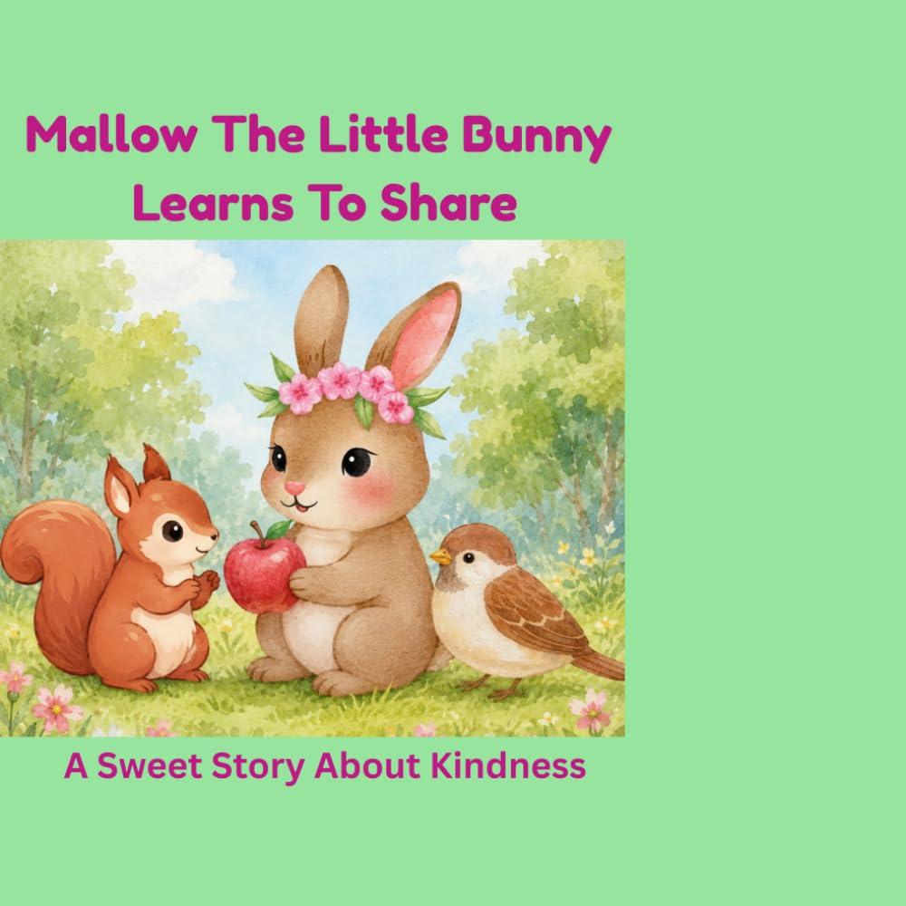 Mallow The Little Bunny Learns To Share: A Sweet Story About Kindness