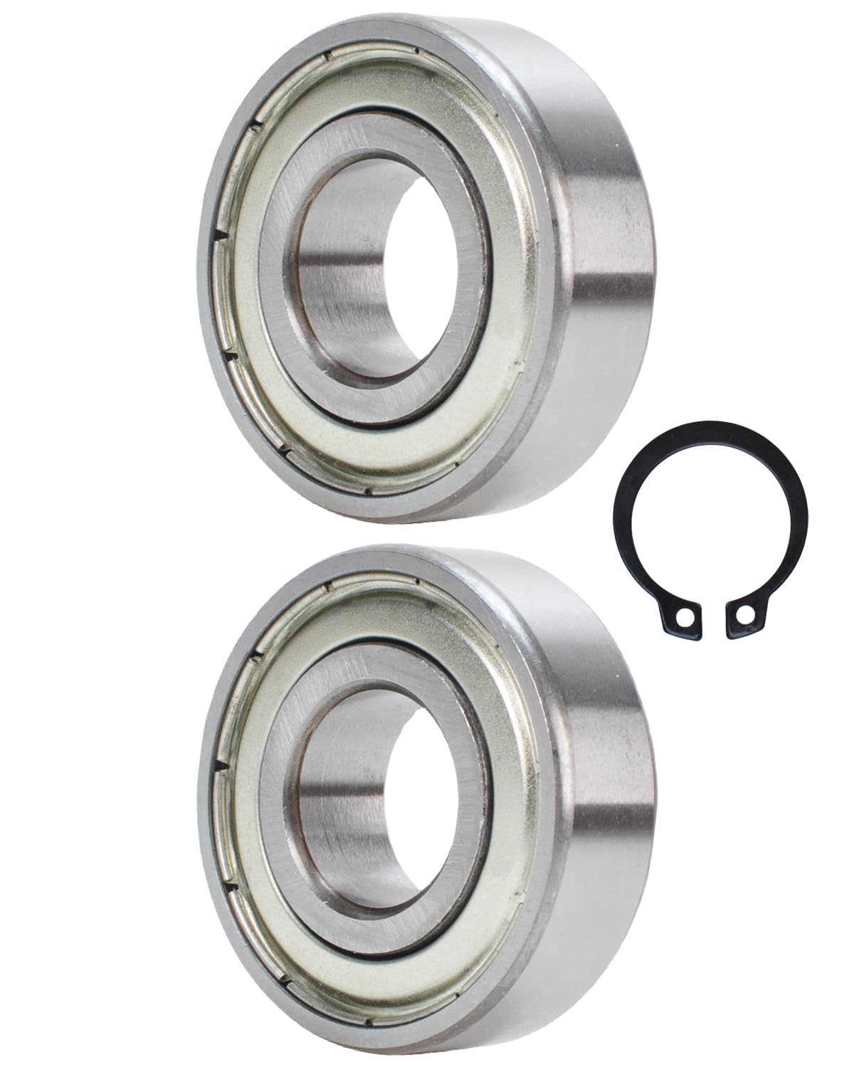 Compatible with Peloton Bike and Bike+ – Belt Tensioner Bearing Replacement Kit – Includes 2 Bearings and 1 Circlip – Fits Belt-Drive Pulley System