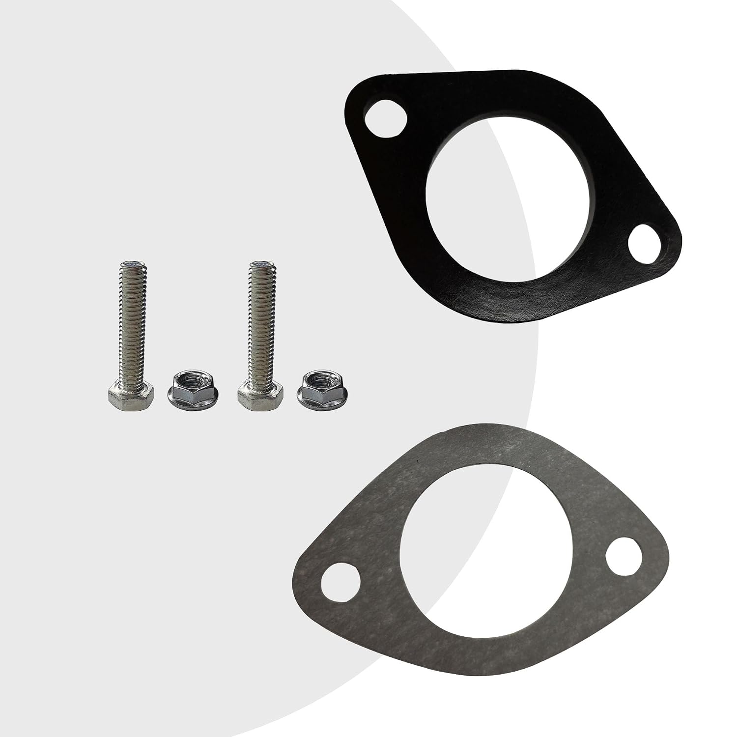 PZ27 Carburetor Manifold Intake Gasket Screw Kit for CG 4-Stroke 125cc 149cc 150cc 175cc 200cc 250cc ATV Go Kart Dirt Bike Carb Chinese Taotao Sunl Buyang Lifan Kazuma Zongshen (1 Set)