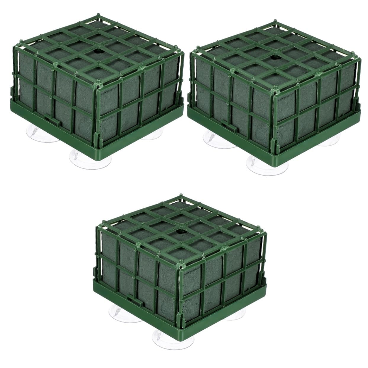 Abaodam 3 Piezas De Adorno De Coche Decoración Verde Flores Verdes Bandeja De Mesa Bandeja De Coche Flores De Boda Kit De Coche Soporte Cuadrado Flores Secas Decoración De Mesa