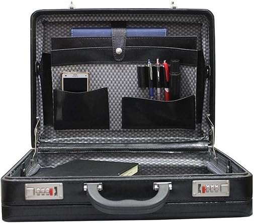 Bagacar James Bond Double Bellows Classic Briefcase And Money Bag