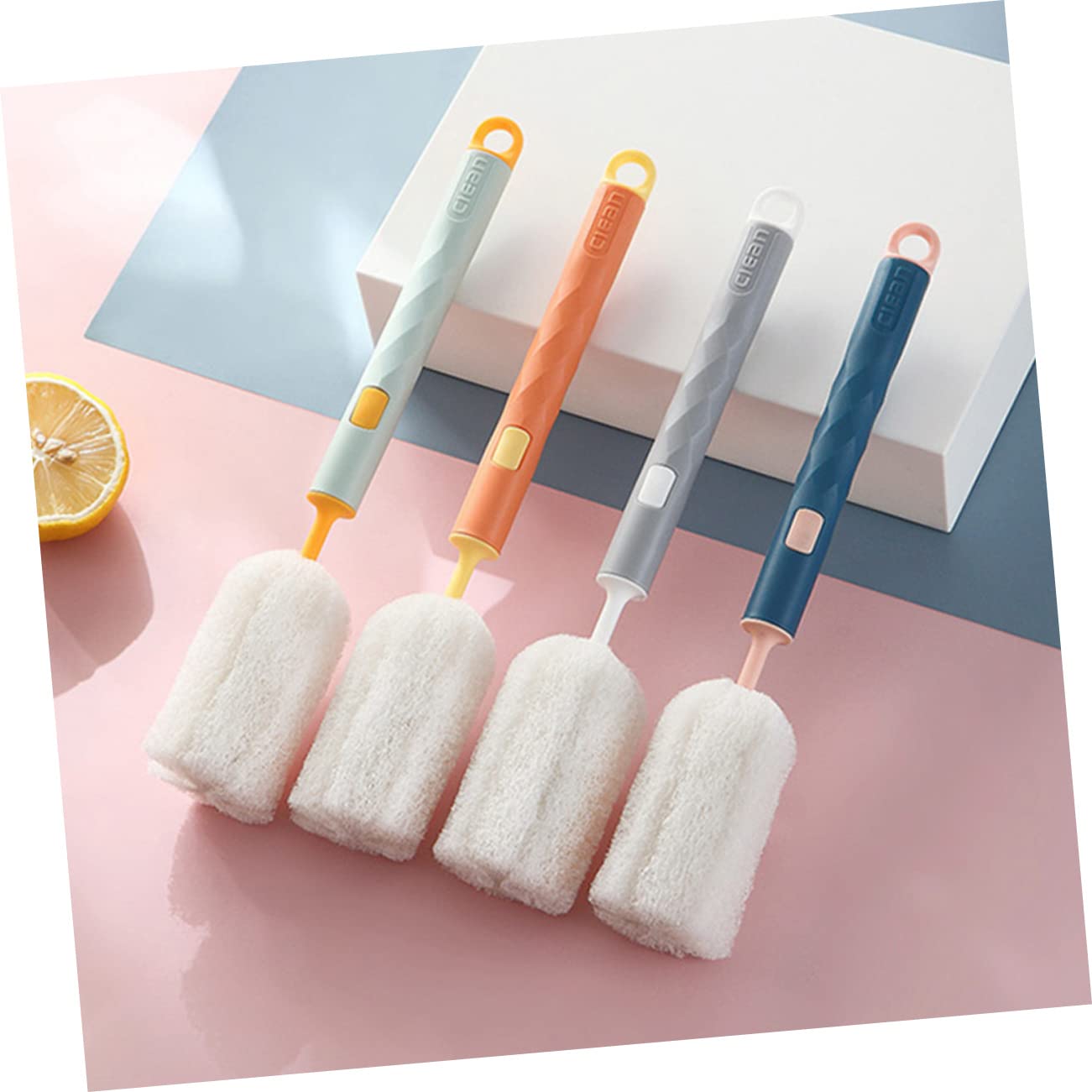 UPKOCH 12piezas Cepillos Desmontables para Limpiar Biberones y Tazas Cepillo De Mango Accesorios De Limpieza para y Bebés