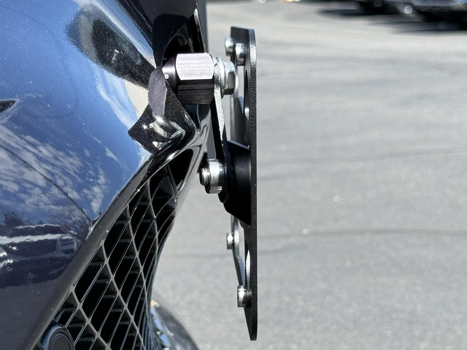 CravenSpeed Platypus License Plate Mount Compatible with Genesis G80 2021-2025 | No Drilling | Made of Stainless Steel & Aluminum | Made in USA