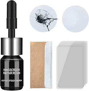 Windscreen Repair Kit,Glass Repair Kit,Windscreen Chip Repair Kit,Automotive Car Glass Scratch Repair Kit,Glass Repair Liquid,Cracked Windscreen Repair Kit,Car Scratch Repair Kit for Cracks,Chip