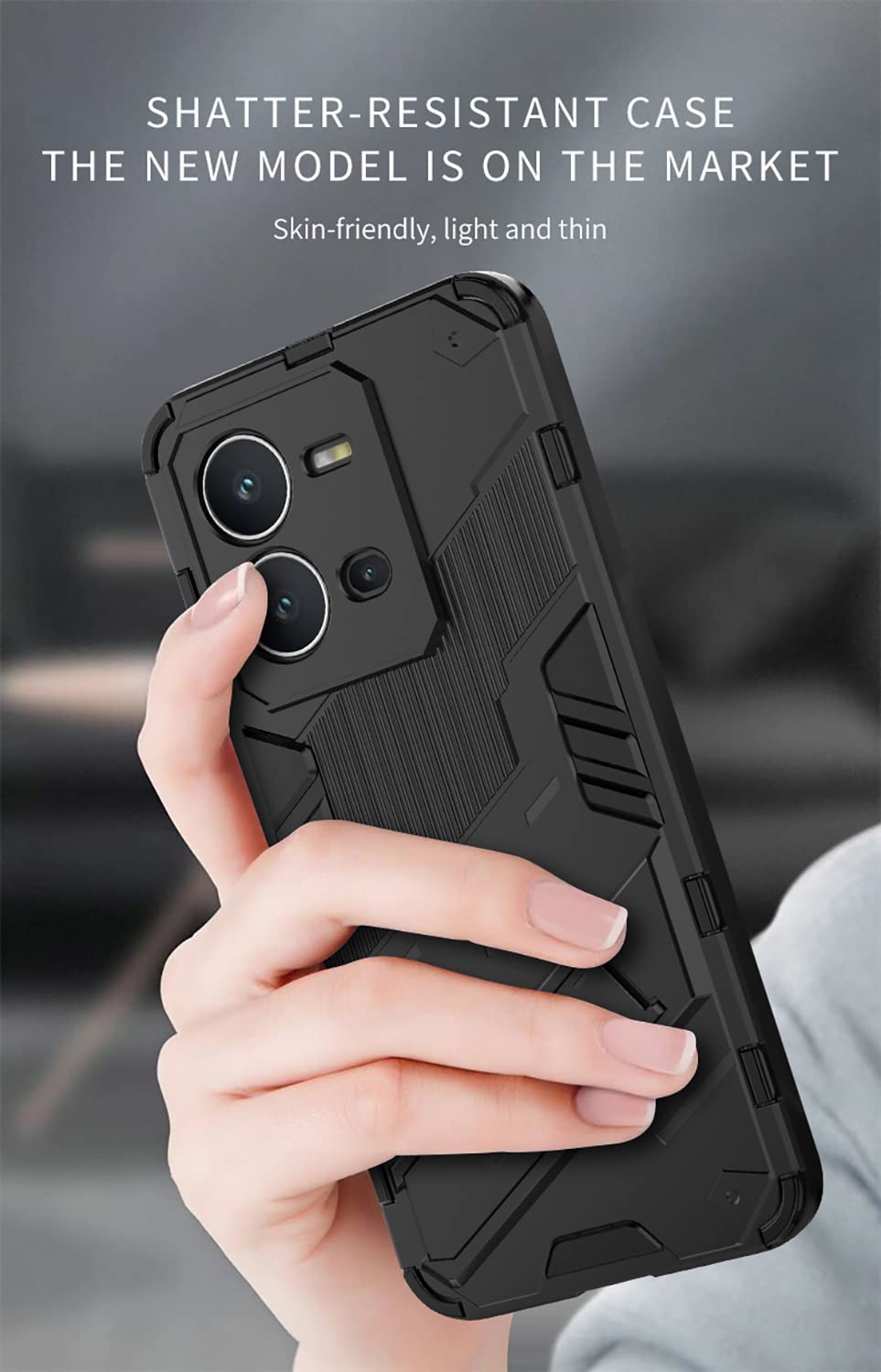 Cover Trasparente Con Bordo Colorato Per Vivo X80 Lite / V25 – Antiurto TPU+PC – Bianco