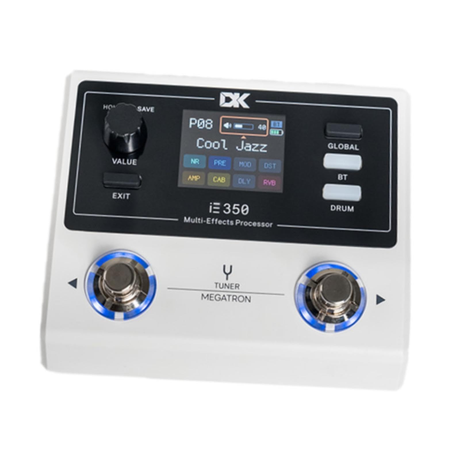 Baoblaze Pedal Multiefectos para Guitarra, Portátil, Grabación de Audio USB, Alto Rendimiento