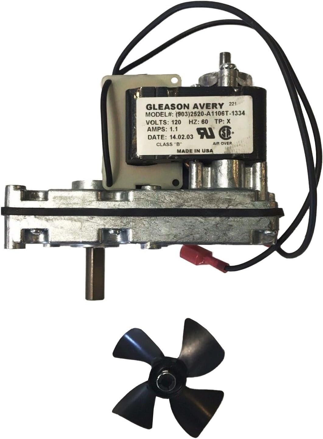 Enviro 3RPM Auger Motor: 50-2851-SPFL