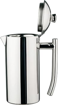 Frieling USA Platinum 41-Ounce Double-Wall Insulated Stainless Steel Beverage Server - Coffee Carafe for Formal Coffee Service - Dishwasher Safe Thermal Carafe
