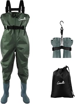 GREENWATER Fishing Chest Waders for Men Women with Boots Waterproof