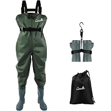 GREENWATER Fishing Chest Waders for Men Women with Boots Waterproof