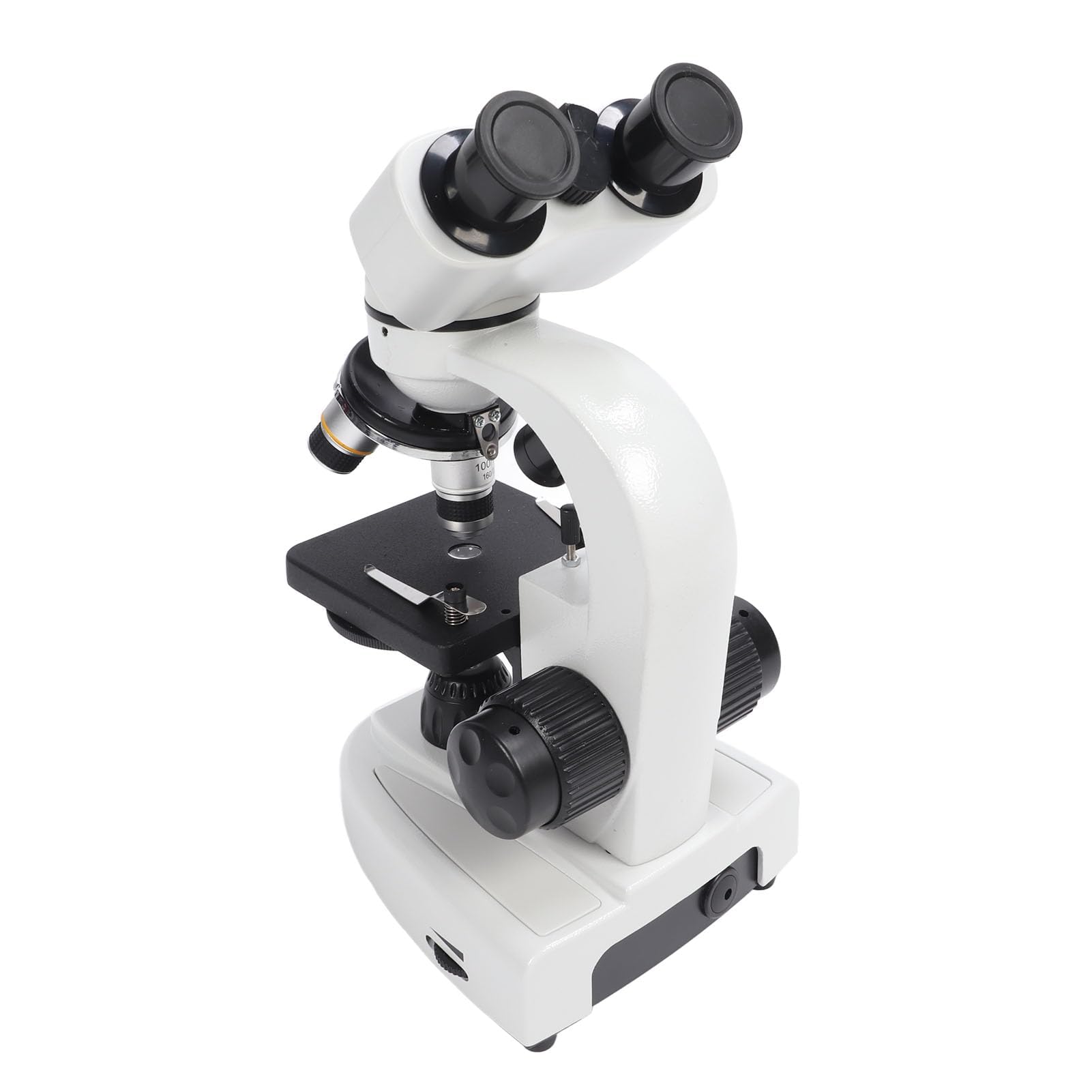 Microscopio Binocular 40-5000X Rotación de 360° Imagen Clara Alta Definición para Laboratorio de Inspección (Enchufe Europeo de 100 a 240 V.)