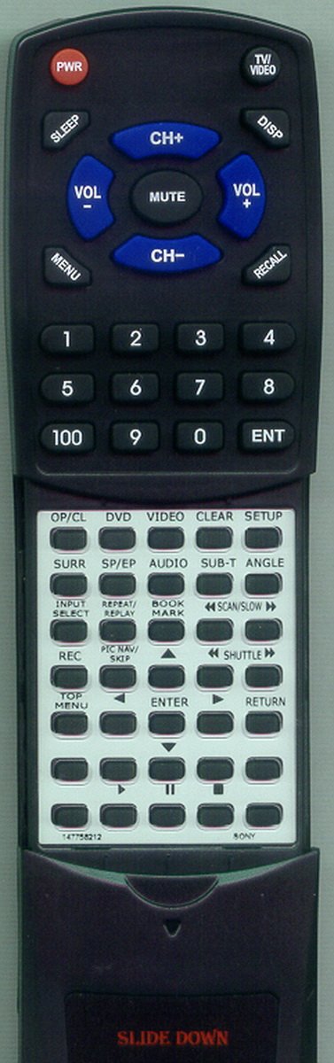 Redi-Remote replacement remote control with battery compartment visible