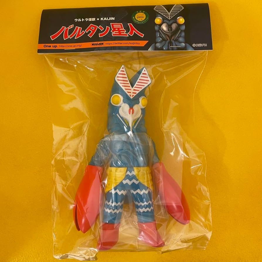 新品未開封】one.up 限定ソフビ ウルトラ怪獣×kaijin バルタン星人