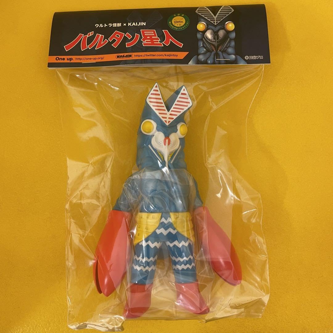 新品未開封】one.up 限定ソフビ ウルトラ怪獣×kaijin バルタン