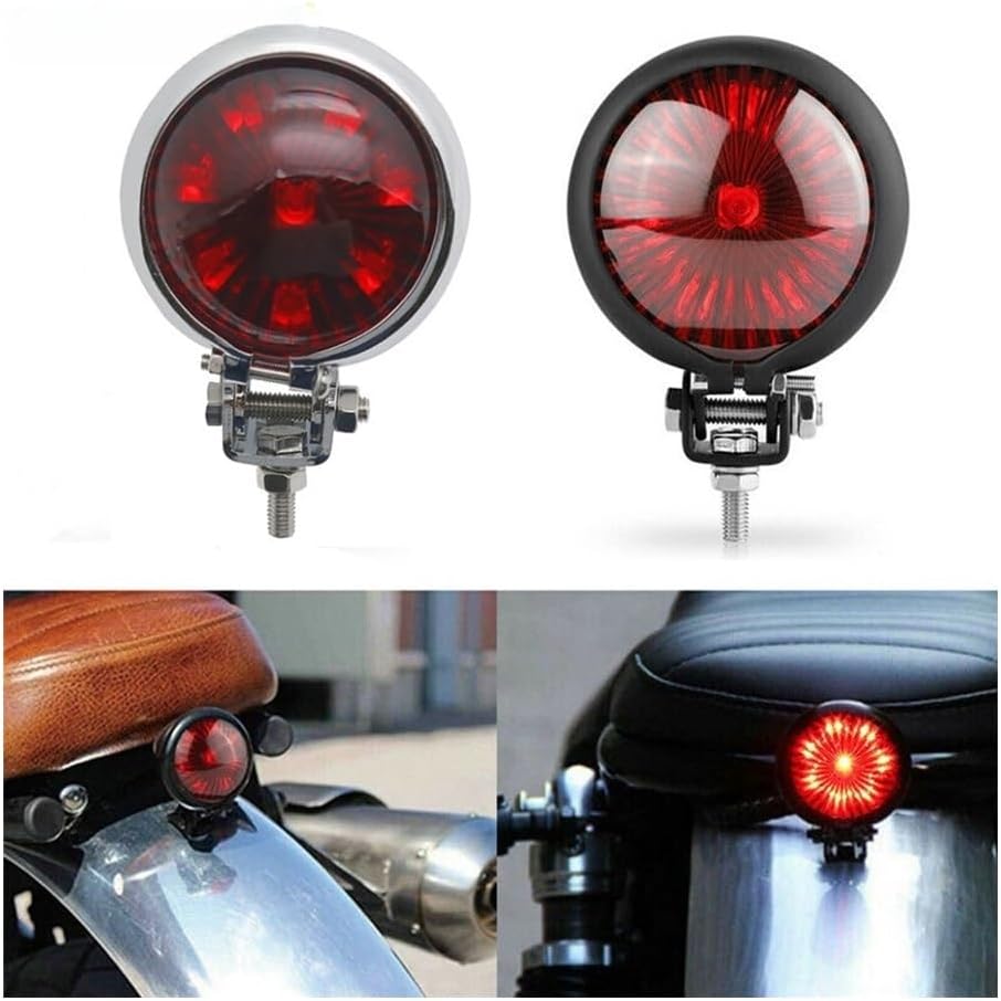 バイク用リアランプ 1 個オートバイテールブレーキライトストップライトテールライト車両リアテールライト 導いた ブレーキ警告灯小型テ バイクのライト  オートバイ リア テール ライト ナンバー プレート ブレーキ ランプ テールライト に適合するデューク 250 2 バイク ... バイクのテールランプ 12V 導いた オートバイテールブレーキライトストップリアテールランプバイクテールライトテールブレーキライトテ