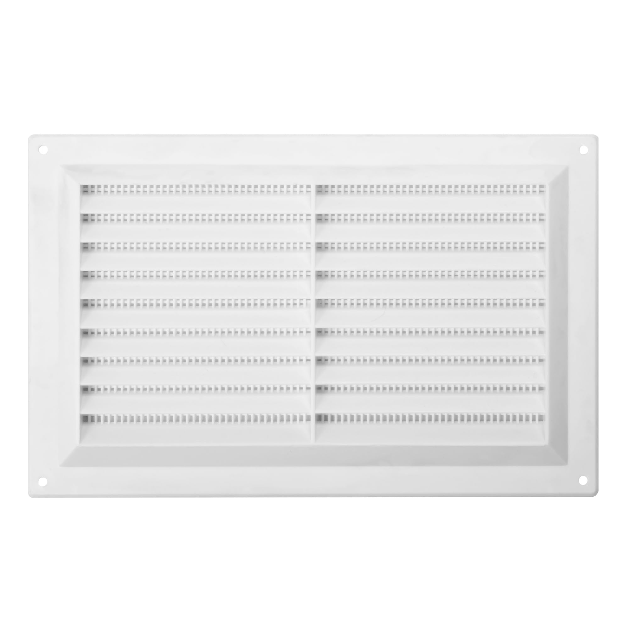  - Louvre Vent With Fly Screen 9X6 White