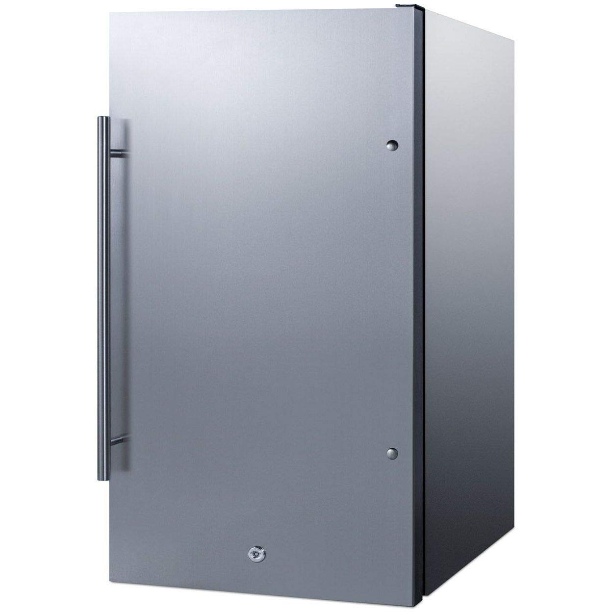 19 In. 3.1 Cu. Ft. Mini Refrigerator Without Freezer In Stainless Steel on Fridge.com - View 1