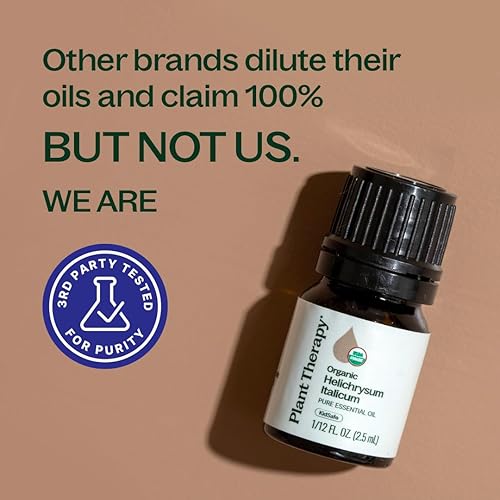 Miniatura 5 de Plant Therapy Aceite esencial de helicriso orgánico (Italicum), 0.1 fl oz (1/12 oz), 100% puro, sin diluir, orgánico certificado por USDA, ideal