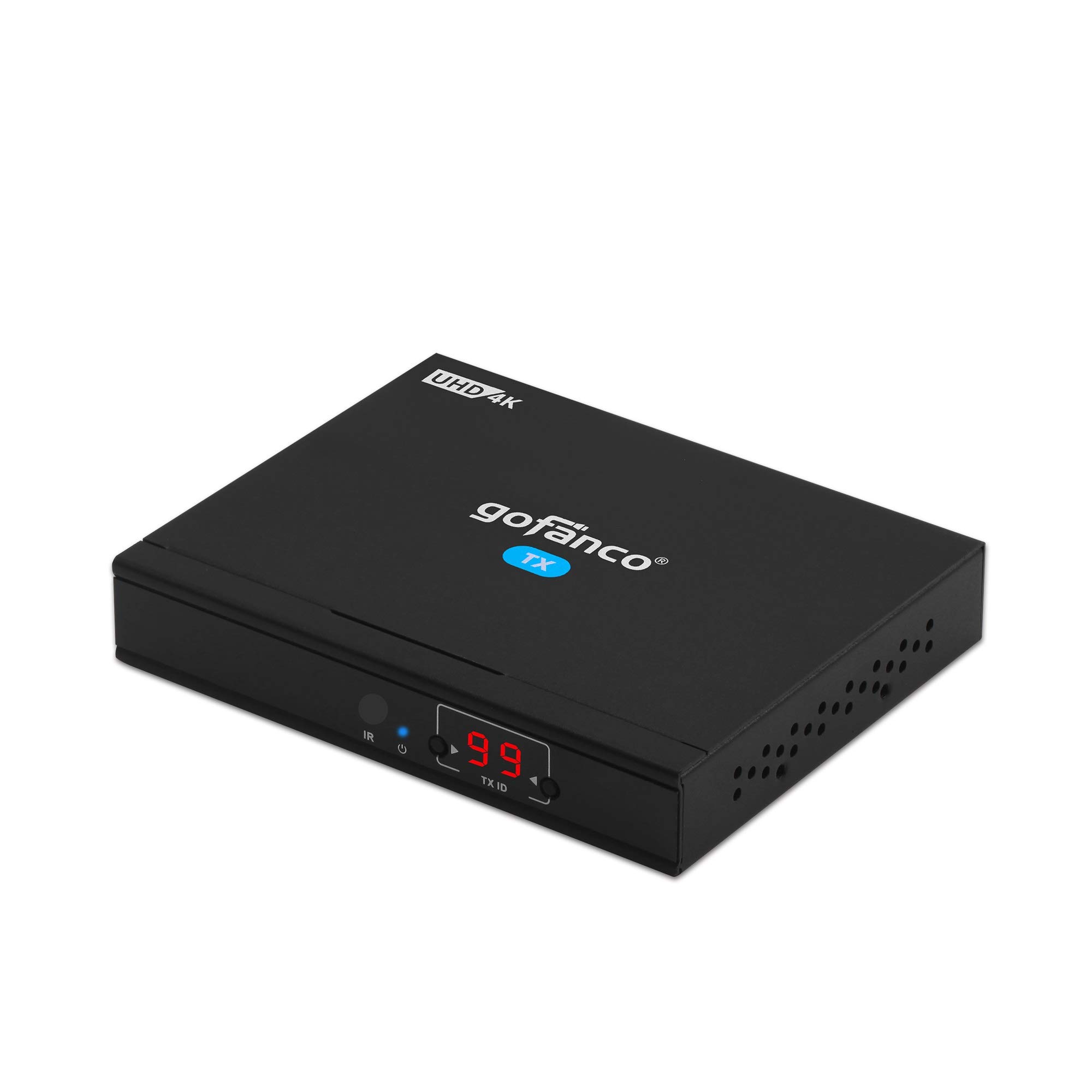 gofanco 4K HDMI Extender Over IP, Matrix Configurable Kit (1TX & 1RX) Over CAT6, 4K @60Hz, HDMI 2.0,