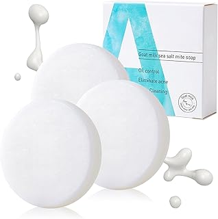 3 barras de jabón de leche de cabra, jabón hi...