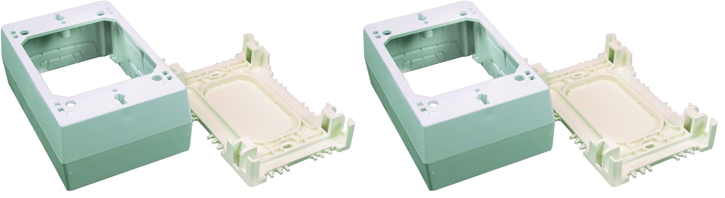 Legrand Wiremold Nonmetallic Raceway 1 Gang Extra Deep Electrical Box Ivory — Amazon image 8
