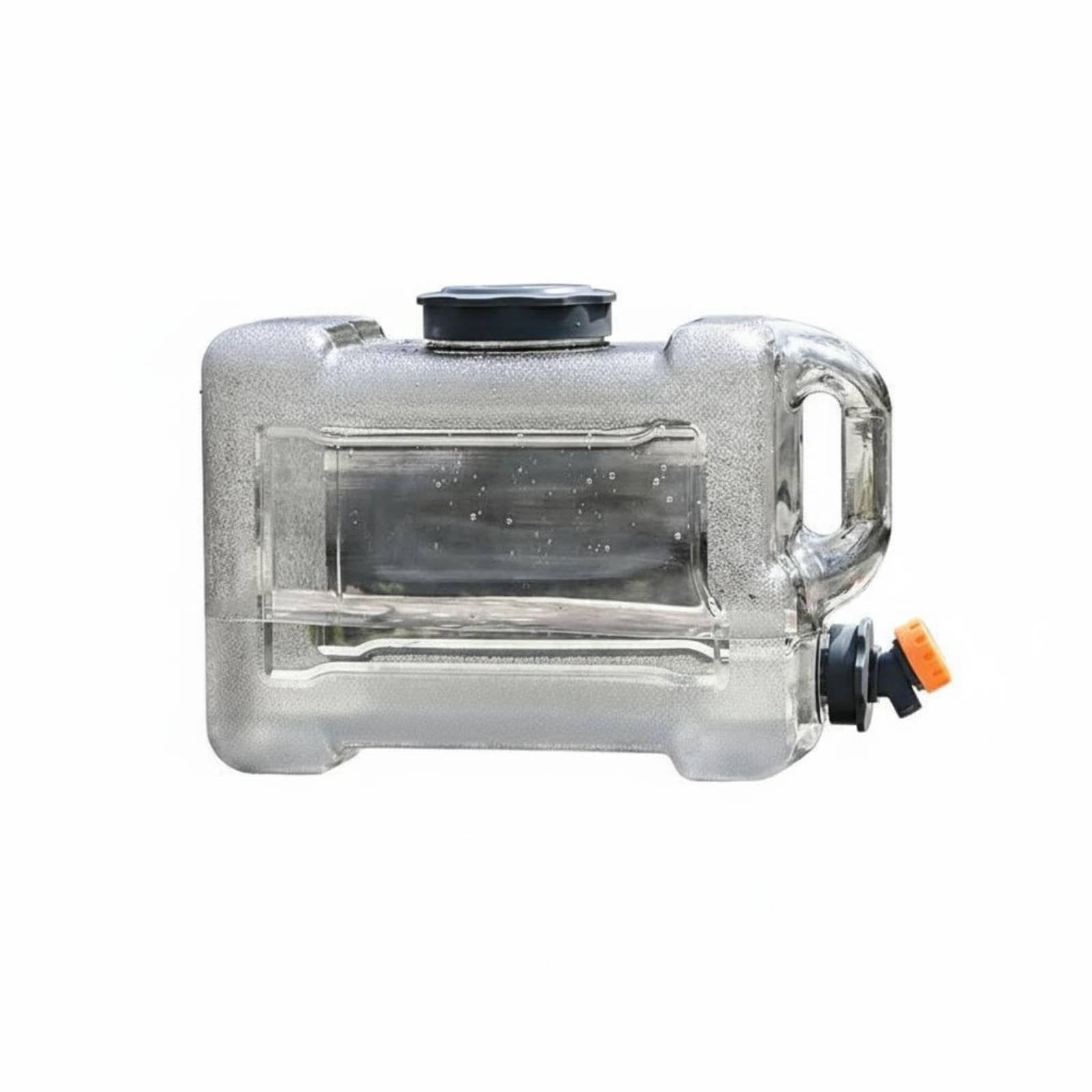 Camping Water Jug with PC Material Portable Water Container with Spigot Leak-Resistant Seal Outdoor Equipment for Picnics 12L Gray Outdoor-image-13