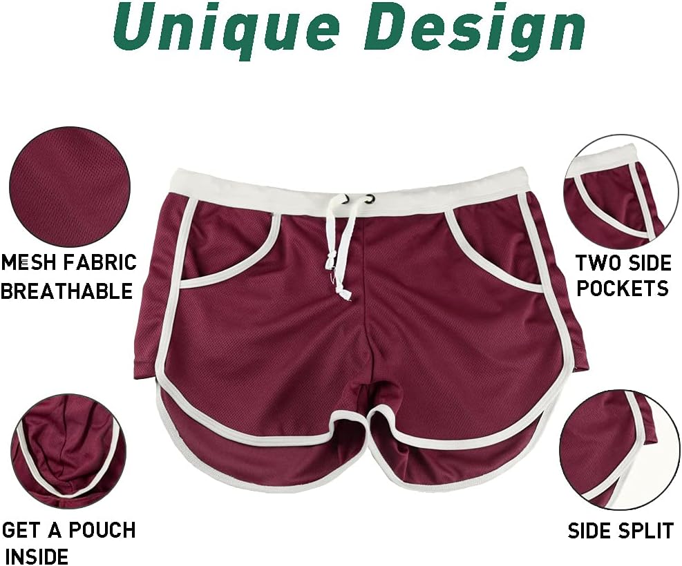 Rexcyril Men's Running Workout Bodybuilding Gym Shorts Athletic Sports Casual Short Pants - Image 5