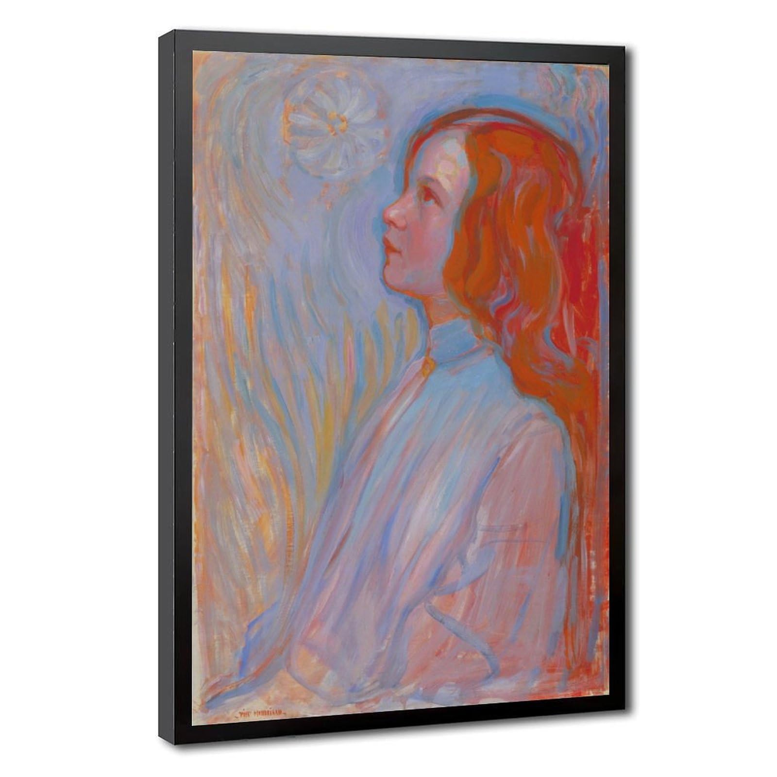 Impression sur toile Devotion Mondrian cadre suspendu bureau - 8