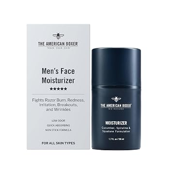 American Boxer Dont Crack Face Moisturizer for Men, Anti-Aging Cream