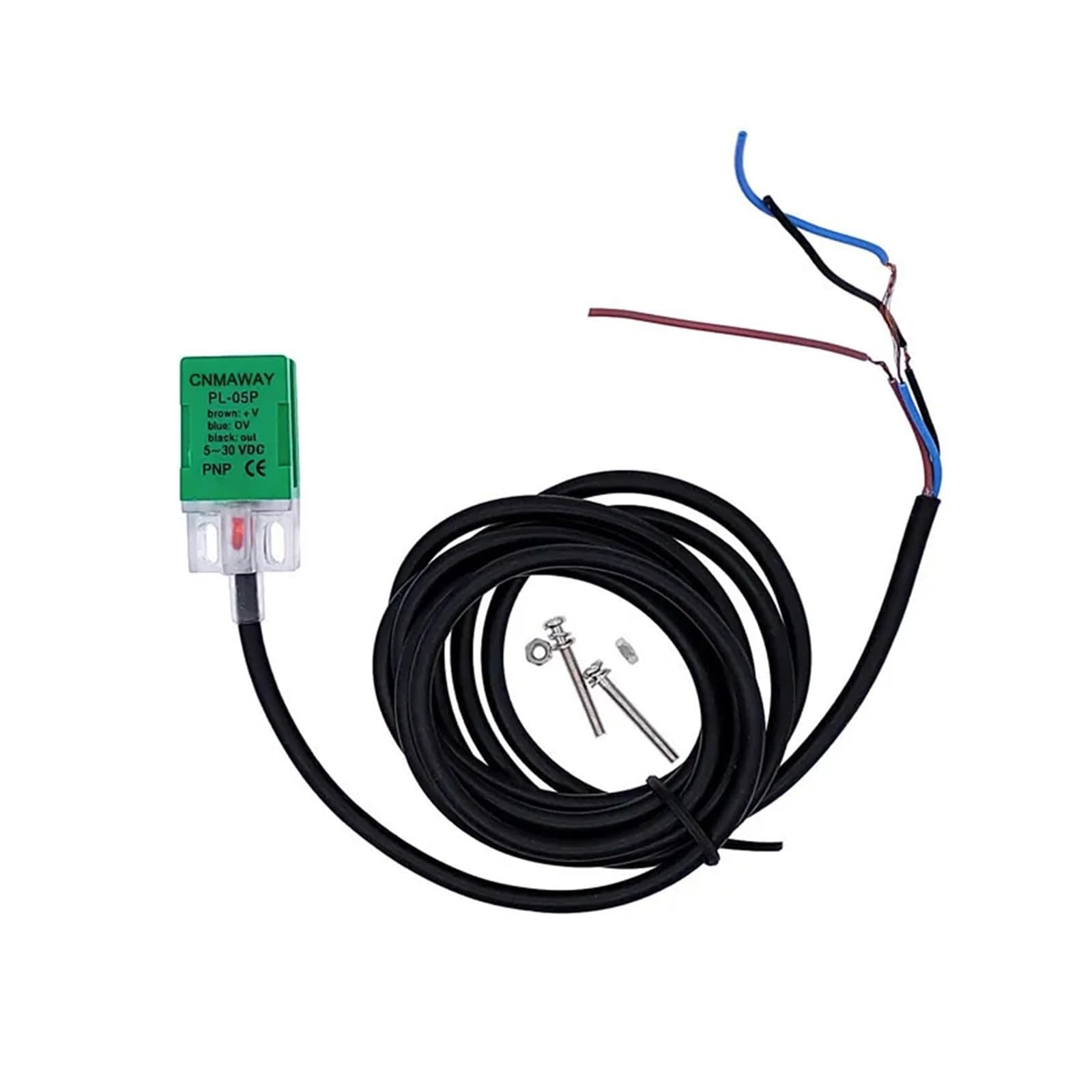 10 Stück PL05P PL05N PS05P PS05N Induktiver Näherungsschalter Sensor Sn5 mm PNP NPN NO 5-30 VDC (PS-05P 10 Stück)