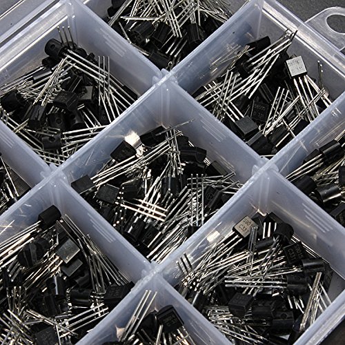 5 Set 600 Pezzi 15 Kit Transistor To-92 Assortimento Con Scatola